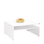 Hanah Home Mesa de Centro Blanco Diamante